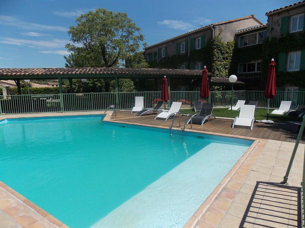 Logis Hotel Restaurant Uzes Pont Du Gard Buitenkant foto